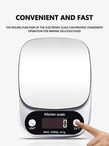 1pc High Precision Multi-Function Coffee Scale, High Precision Kitchen Electronic Scale, Stainless Steel LCD Display, High Accuracy Scale, Food Scale, Italian Handheld Coffee Scale, Precise Baking Tool Kitchen Scale, Coffee Bean Scale, Kitchen Accessories, Baking Tools, Suitable For Kitchen Baking And Cooking (Batteries Not Included) - Multicolor - View 12