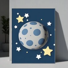 Kit 3 Astronaut Frames In Children's Space Decorative Boy's Room Sticker - 08 - 查看 3