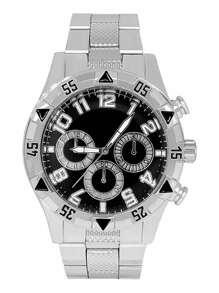 Men's Steel Casual Luxury Top Original Watch + Box - 灰色 - 查看 2