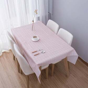 Plaid Waterproof, Heatproof, Oil-Proof, Washable Table Cloth, Coffee Table Cloth, Dining Cloth