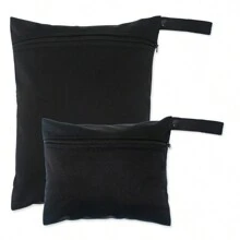 2 件防水收纳手提包沙滩湿袋婴儿洗澡家庭装饰礼物精美设计运动瑜伽包 - 彩色 - 查看 12