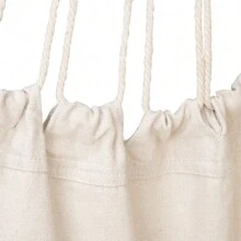 Distinctive Cotton Canvas Hanging Rope Chair With Pillows Beige Hanging Chair, Household Outdoor Hanging, Cotton Rope Cradle, Outdoor Hanging Basket, Yard Swing, Small Hammock