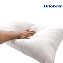 Kit Of 2 Ortobom Percal Pillows 200 Threads 100% Cotton Antiallergic 70cm X 50cm - White - View 2