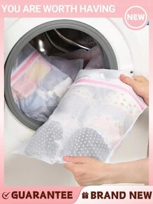 Túi giặt S/M/L/3 chiếc cho đồ mỏng manh, Túi giặt lưới, Túi giặt giày dép, Túi giặt có dây rút, Túi giặt áo ngực, Túi giặt tất, Túi giặt gia cố, Túi giặt chống biến dạng gia dụng, Túi giặt đồ lót và áo ngực, Túi lưới giặt chống rối, Túi phân loại quần áo hành lý - nhiều màu - Xem 2