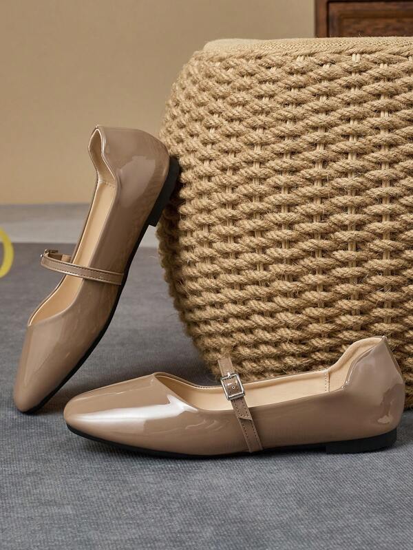 Wygodne, oddychające, kwadratowe noski, ręcznie robione, perłowe, skórzane, damskie, płaskie buty, odpowiednie na imprezę, na co dzień i do biura, szare