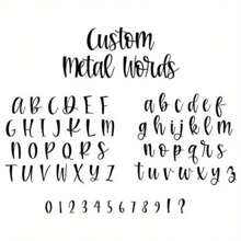 HELLOYOUNG 1 个独特的定制金属铭牌展现个性化书法的魅力，黑色文字墙面装饰，非常适合打造个性化空间，适用于卧室、客厅、花园、门口、家居装饰礼物生日毕业、多功能、可调节、装饰性、可重复使用、精致、可爱、高品质、现代、多彩、可爱、舒适、时尚、定制、个性化、独特、适合他的理想礼物、适合她的理想礼物、男朋友、女朋友、爸爸、妈妈、家人、朋友、儿子、女儿、办公室、茶室、学校、家庭、家居刷新 - 彩色 - 查看 7