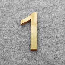 1 件简单 3D 数字贴纸，数字墙贴门牌号