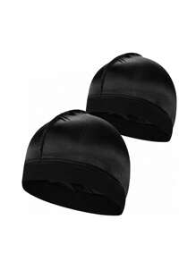 1 件装基础帽假发帽宽边弹性海盗帽运动头带波浪帽嘻哈酷西海岸