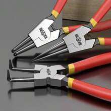 Ring Lock Pliers Kit Set 4 Internal And External Pieces - 紅色 - 查看 6