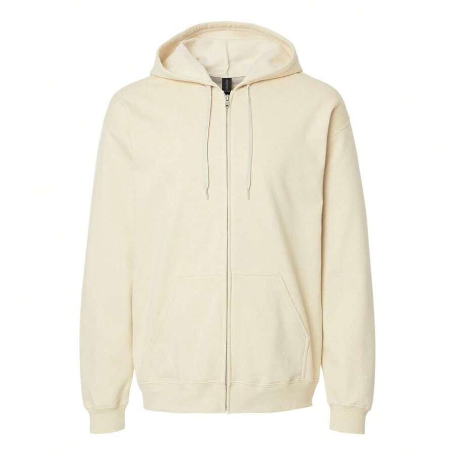 Gildan - Softstyle® Full-Zip Hooded Sweatshirt - SF600 - Off Whi Te - View 1
