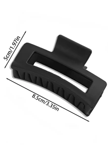 4 Pcs Large Square Retro Minimalist Hair Claw, Suitable For Women With Thick Hair, Clips For Styling, Bathing, Outdoor, Versatile Accessory Hair Jaw Clip Hair Clamps Hair Clutch Hair Catcher Clip Fall Winter Hair Clip Claw Clip Hair Accessories For Women For Vacation Outfits Woman - Multicolor - View 10
