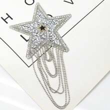 1/5/Pc 新款流苏五角星水钻布贴 服装装饰贴 手工DIY钻石贴布贴 鞋子、帽子、牛仔裤、女裙、T恤、夹克 送小礼物 - 彩色 - 查看 26