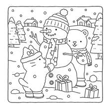 Fuzzy Friends: Super Cute Coloring Book For Adults And Teens Featuring Adorable Animals Characters (Fuzzy Friends Coloring),Back To School,School Supplies, Gifts For Friends & Couples&Family, Back To School, School Supplies - Multicolor - View 2