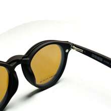Unisex Clip-On AQ2180 3 Lens Polarized Glasses Frames With Spring TR-90 Magnetic Eyewear - Rỉ Nâu - Xem 4