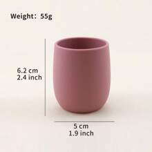 1 件可爱小巧婴儿杯，硅胶婴儿自饮水杯，防摔 - 彩色 - 查看 4