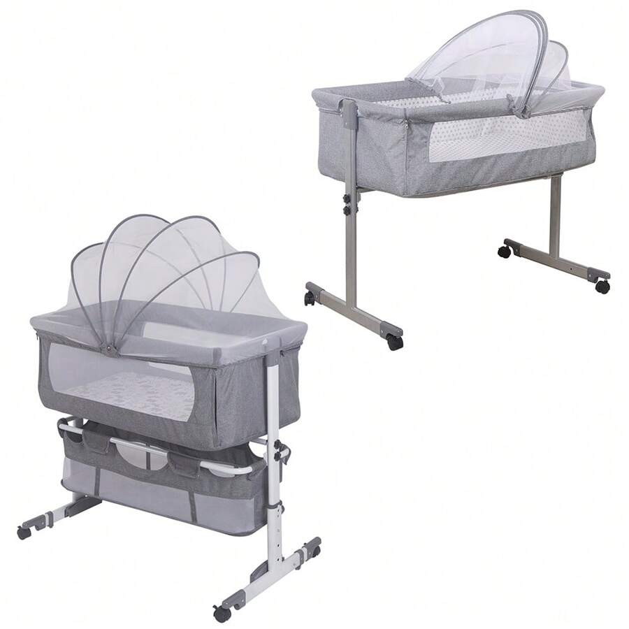 Portable Multifunctional Baby Cradle With Mosquito Net 96*57*77cm