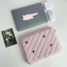 VALUEWIN Laptop Sleeve Tablet Bag Compatible With MacBook In 13 Inch Laptop Carrying Case Bag For & IPad Cute Puffer Laptop Sleeve Tablet Cover Bag For Girls/Student Notebook Protective Cover Tablet Sleeve Bags