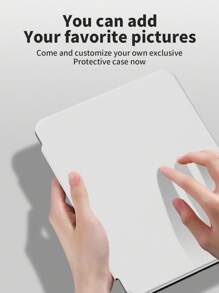 1pc Personalized Letter Customization 360° Rotating Bracket With Pen Slot, Support Sleep Wake Up Function, Send Gifts To Family And Friends During Holidays, Compatible With Ipad Mini 6/9.7/10.2/10.5 /Air 4/5/10th/10.9/Pro 11 Inch/Air 11 (M2)/Air 13 (M2)/Pro 11 (M4)/Pro 13 (M4) 2024 And 12.9 Inch.