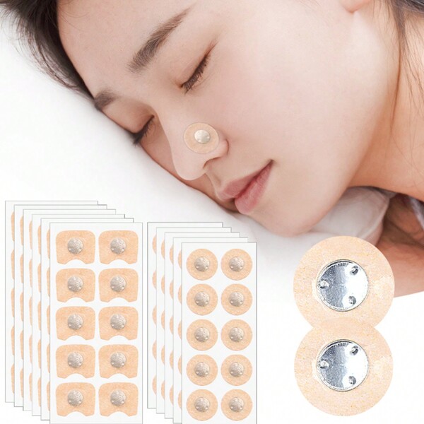 Zestaw 30/10 szt. mocnych rozszerzaczy nosa, zapewniających lepszy dopływ tlenu i jakość snu – zmniejsza chrapanie i pocenie się, przyjazny dla skóry