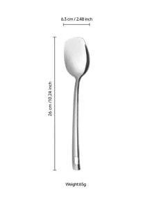 1/7pcs Stainless Steel Serving Utensil Sets, Including Cookware Spatula, Spoon, Cake Server, Soup Ladle, Suitable For Hotel, Restaurant, Party, Buffet, Home Cooking