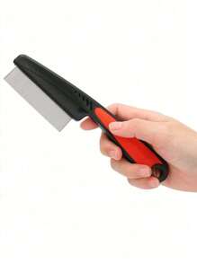 2 件装成人专用细密梳齿发梳，有助于去除虱子和头皮屑 - 彩色 - 查看 2