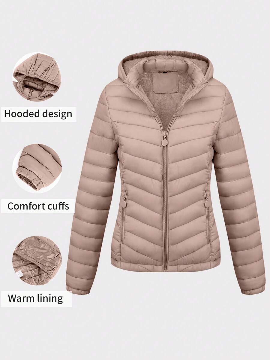 Risissida 女士秋季极简主义连帽斗篷外套 - 无拉链设计，实用口袋