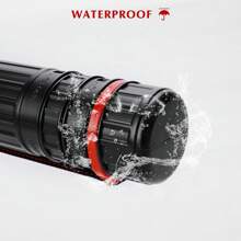 DEWEL Adjustable Telescopic Artist Drawing Tube 45-75 Cm Waterproof Telescoping Adjustable Teletube Expandable With Carrying Strap, For Drawing, Blueprints, Maps, Flip Chart - Black - View 8