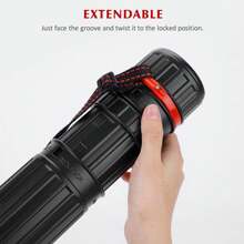 DEWEL Adjustable Telescopic Artist Drawing Tube 45-75 Cm Waterproof Telescoping Adjustable Teletube Expandable With Carrying Strap, For Drawing, Blueprints, Maps, Flip Chart - Black - View 10