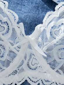 Sexy Lingerie1 Set Of White Lace Lingerie Set