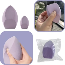 1 pezzo Spugna per make-up di moda di colore viola gigante, Enorme spugnetta per il trucco, Materiale assorbente dell'acqua, Si espande quando è bagnata, Applicazione rapida del trucco, Morbida e delicata sulla pelle, Adatta per fondotinta, Riutilizzabile e senza residui, Alta densità e rimbalzo, Strumento per il trucco preferito