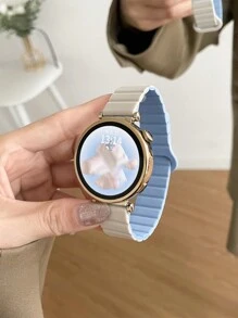 1 حزام سيليكون ملون ذو وجهين مغناطيسي متوافق مع ساعة جي تي 5 هواوي جي تي 4/جي تي 3 جي تي 5 برو 42 مم، حزام نسائي إبداعي - GT4/5 41 مللي متر. GT5Pro 42 مللي متر - مشاهدة 14