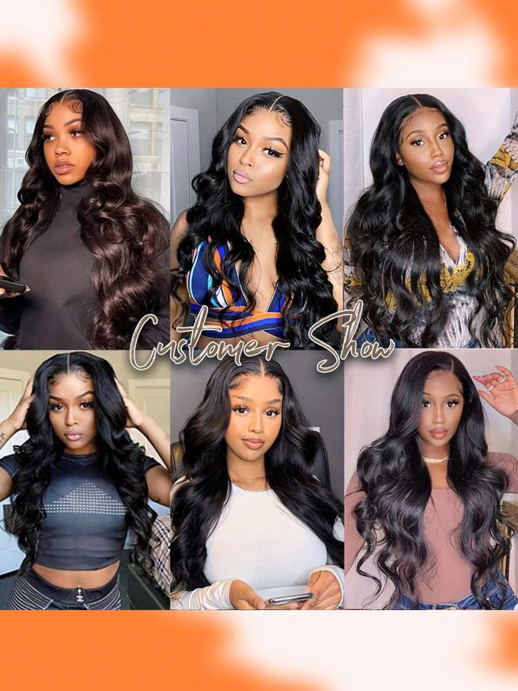 雷米人发波浪夹片天然黑色处女人发接发夹片接发纬纱接发 - Natural Black - 查看 6