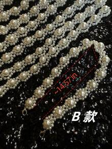 鞋履配件纯手工编织DIY配件多种方式适合多种类型 - 白色 - 查看 15