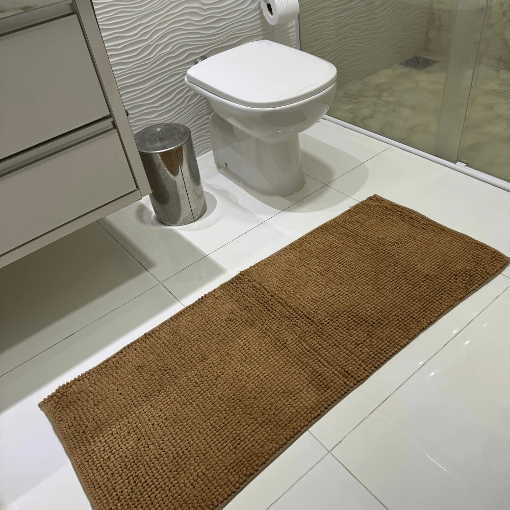 Non-Slip Bathroom Mat With Ball Noodle Runner 50x120 - 金色 - 查看 1