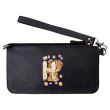 Carteiras de couro portáteis versáteis de grande capacidade porta-cartões de crédito bolsa de mão bolsa de celular com zíper celular multicamadas carteiras de celular femininas masculinas organizador de pacotes suprimentos para dormitório escolar e bolsa de volta às aulas