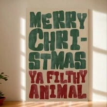 "Merry " Quote, Poster For Home And Office Decor, Suitable For Living Room, Bedroom, Hallway - Framed - View 3
