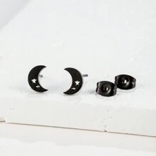 1 paar modieuze kleine ster maan oorbellen mini eenvoudige elegante oorbellen voor vrouwen sieraden cadeaus