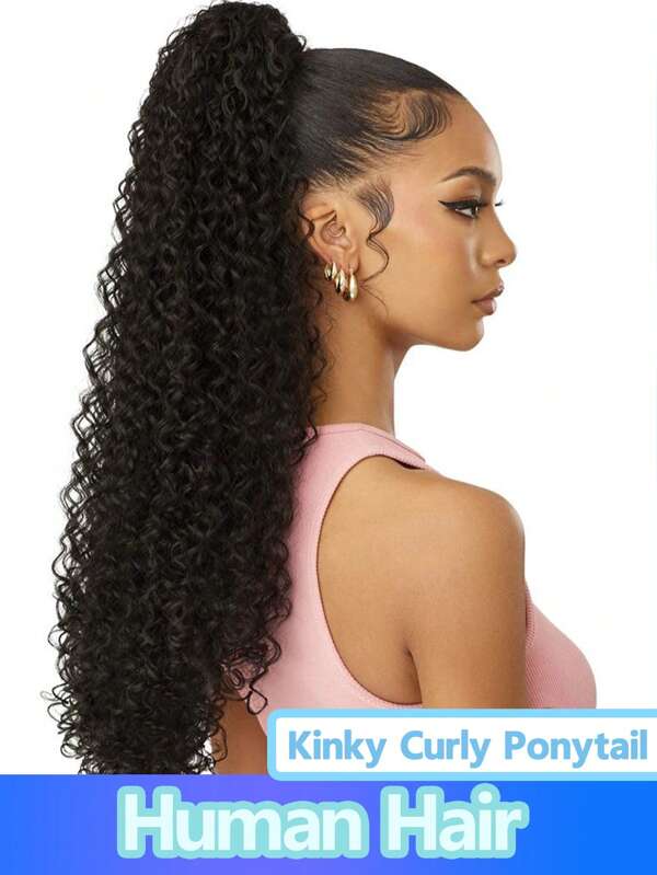 Ponytail Extension Claw Clip On Ponytail Extension For Women Long Kinky Curly Wavy Hair Extensions Natural Fluffy Clip In Ponytail Hairpiece For Daily