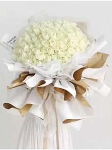 Gift Wrap Paper - White - View 2