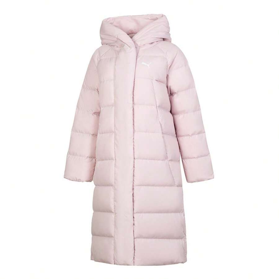 Puma Parka de plumón para mujer para exteriores, 90% plumón, 10% pluma, 684236-49 - rosa claro - Ver 1