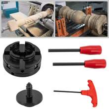 Vierbackenfutter 4 Backenfutter M18 Selbstzentrierend Spannfutter Backenfutter - Schwarz - Übersicht 8