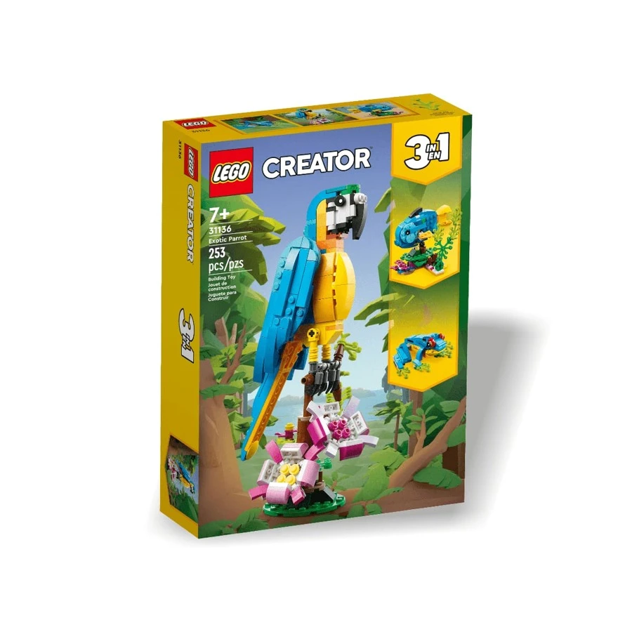 LEGO Creator® Exotic Parrot BOYS FIRST 31136