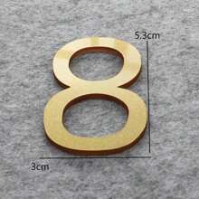 1 件简单 3D 数字贴纸，数字墙贴门牌号