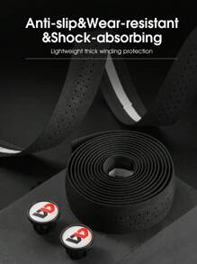 WEST BIKING Băng quấn ghi đông EVA WEST BlKING Băng quấn ghi đông có độ bền cao Băng quấn ghi đông xe đạp Băng quấn ghi đông giảm xóc có lỗ cho xe đạp đường trường - màu đen - Xem 8