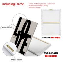 1pc,Retro Style Black And Beige Quote, Chill Home, Chaos, Textured Poster, Typography Canvas Painting, No Frame,Wall Art Gifts Birthday Graduation