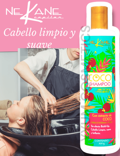 NEKANE CAPILAR Shampoo de coco – Nekane capilar- 300g – nutrición intensa