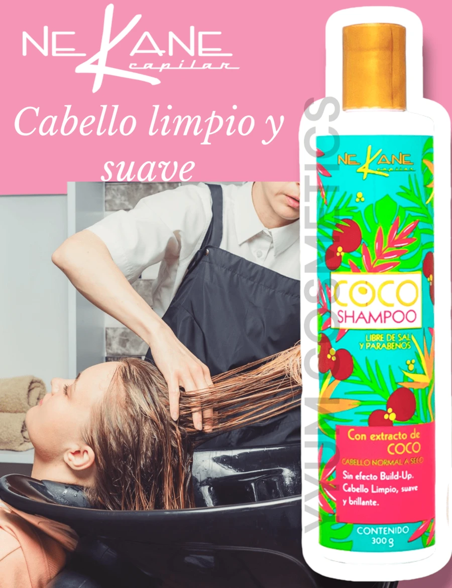 NEKANE CAPILAR Shampoo de coco – Nekane capilar- 300g – nutrición intensa