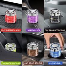 1 Bottle New Solid Car Fragrance, 6 Scents, Long Lasting Mild Fragrance, Easy To Use, Compact Size Suitable For In-Car - one-size - View 3