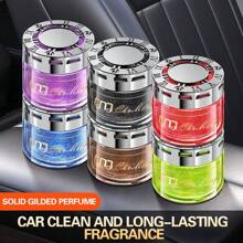 1 Bottle New Solid Car Fragrance, 6 Scents, Long Lasting Mild Fragrance, Easy To Use, Compact Size Suitable For In-Car - one-size - View 2