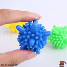 Magic Washing Machine Laundry Balls Kit 4 Units Assorted Colors - 中紫紅色 - 查看 3